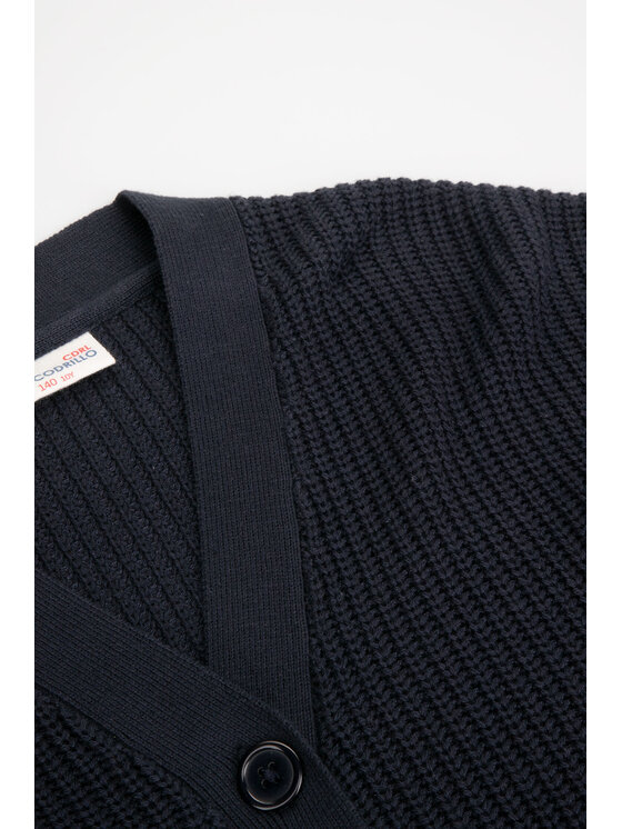 Coccodrillo Coccodrillo Komplet t-shirt, sweter i spodenki ZC3172203BSG-015 Granatowy Regular Fit