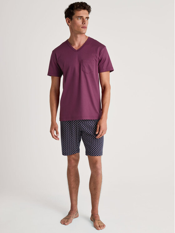 Calida Calida Piżama 46182 Fioletowy Regular Fit