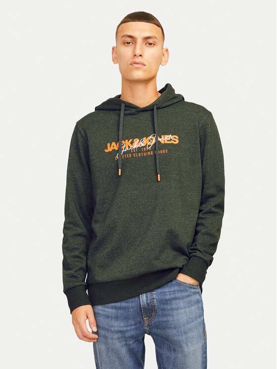 Jack&Jones Majica Dugih Rukava Alvis 12256848 Zelena Standard Fit