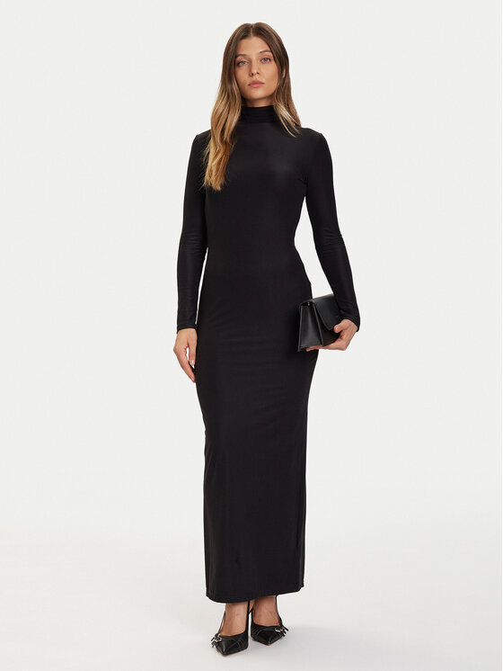 Guess Guess Vsakodnevna obleka O5BK02 KCDE0 Črna Slim Fit
