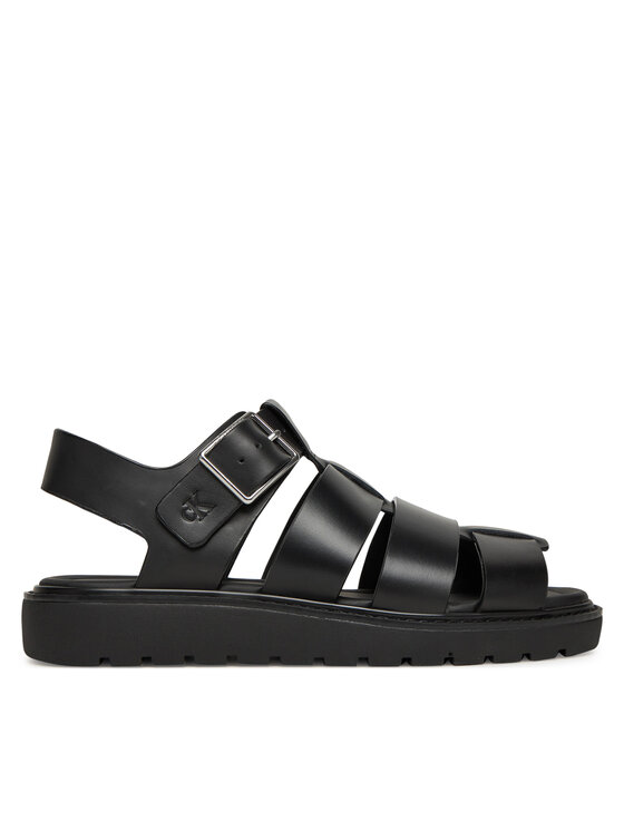Calvin Klein Jeans Calvin Klein Jeans Sandále Sq Molded Sdl Fisherman Mg Wn YW0YW01700 Čierna