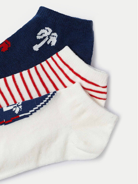 Mayoral Mayoral 3er-Set niedrige Kindersocken 10708 Bunt