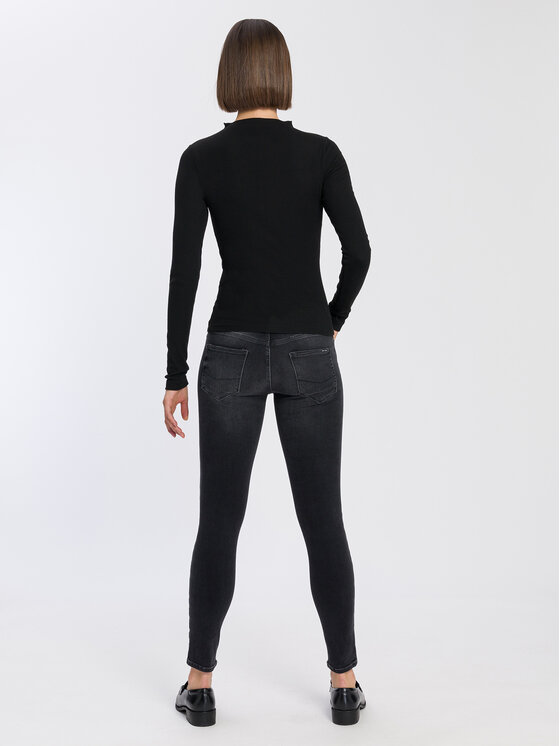 Cross Jeans Cross Jeans Bluzka 56038-020 Czarny Regular Fit
