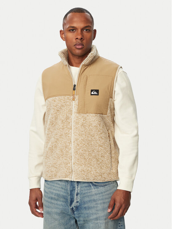 Quiksilver Quiksilver Жилетка за костюм EQYFT04853 Бежов Comfort Fit