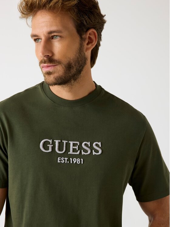 Guess Guess T-särk M5BI09 K8FQ4 Roheline Regular Fit