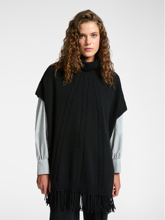 Elena Mirò Elena Mirò Maglione S741E003464N033 Nero Regular Fit