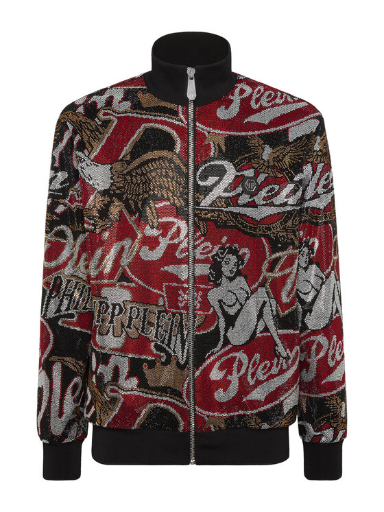 PHILIPP PLEIN PHILIPP PLEIN Bluza 25939 Czarny Jegging Fit