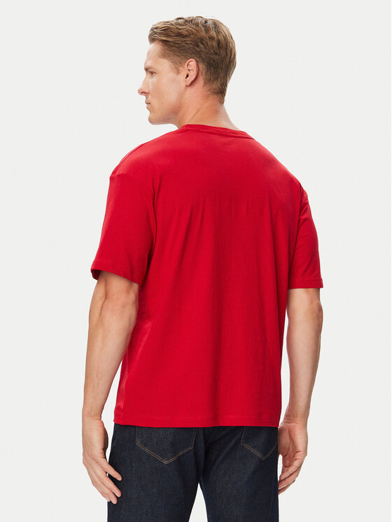 Tommy Hilfiger Tommy Hilfiger Marškinėliai UM0UM03685 Raudona Relaxed Fit