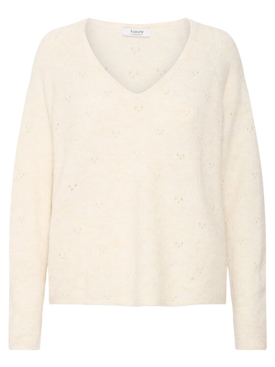 b.young b.young Maglione Maglia bymonna vneck jumper Beige Comfort Fit