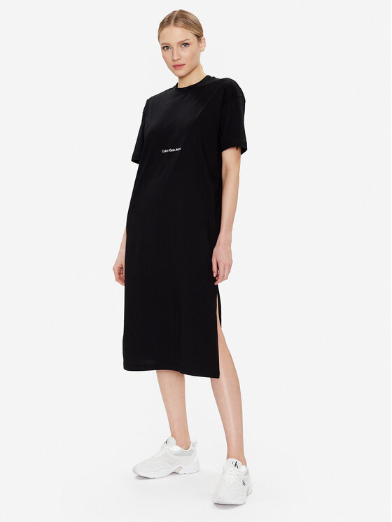 Calvin Klein Jeans Calvin Klein Jeans Vestito da giorno J20J220742 Nero Relaxed Fit