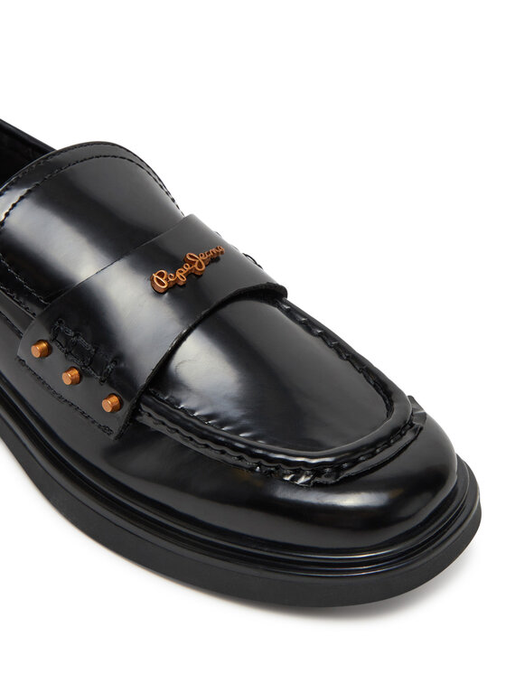 Pepe Jeans Pepe Jeans Loaferice Penny Studs PLS10427 Crna