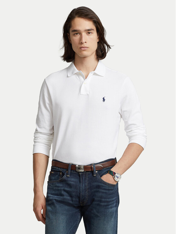 Polo Ralph Lauren Polo Ralph Lauren Polokošile 710681126001 Bílá Slim Fit