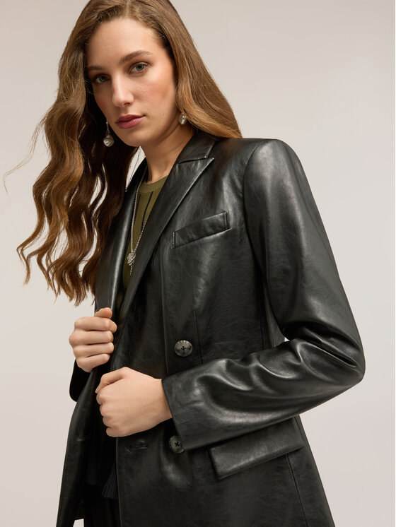 Motivi Motivi Giacca in similpelle Q029Q001042N033 Nero Regular Fit