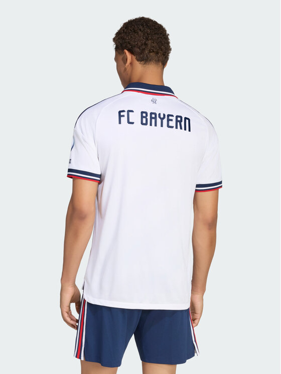 adidas adidas Koszulka techniczna 171352 Biały Slim Fit