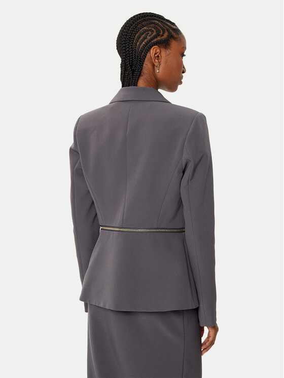 Rinascimento Rinascimento Marynarka CFC0121908003 Szary Regular Fit