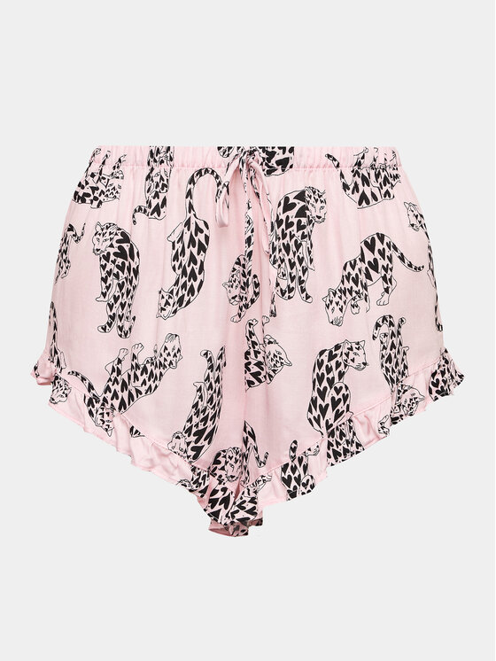 Hunkemöller Hunkemöller Pyjamashorts 203160 Rosa Comfortable Fit