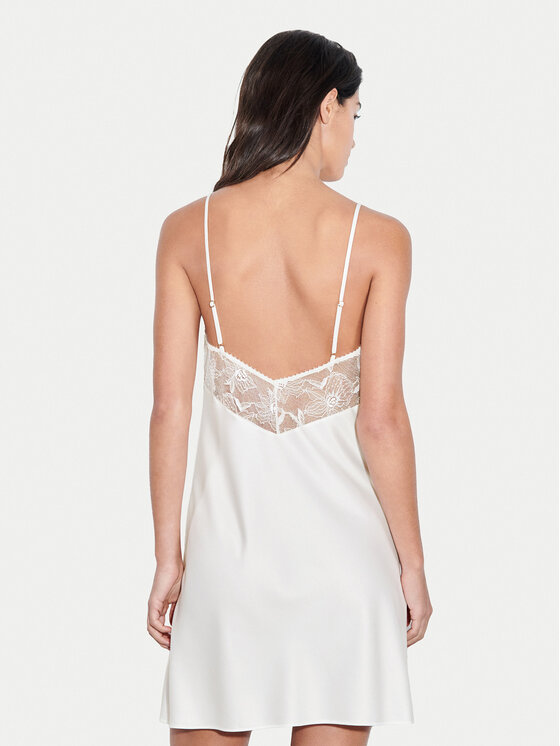 Chantelle Chantelle Camicia da notte Orchids C11U40 Écru Regular Fit