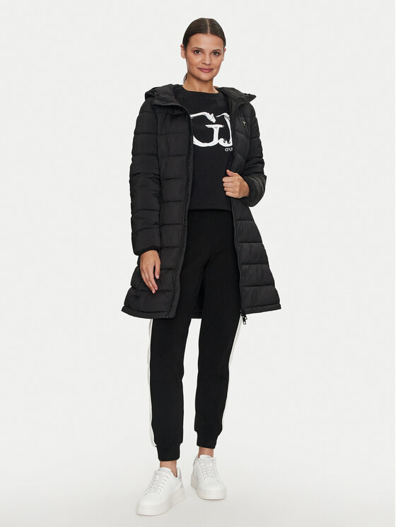 Guess Guess Пуховик New Altea V4YL05 WF3X0 Чорний Regular Fit