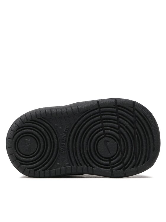 Nike Nike Сникърси Court Borough Mid 2 (TDV) CD7784 001 Черен