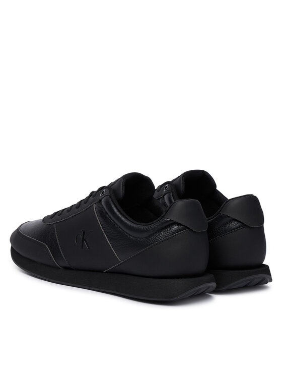 Calvin Klein Calvin Klein Sneakers Retro Run Lace Band Tmb Lth Mix HM0HM02447 Nero