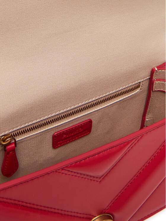 PINKO PINKO Käekott Love One Mini Light Cl 104550 A26Z Punane