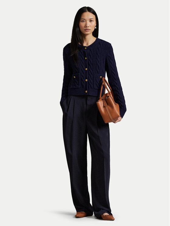 Polo Ralph Lauren Polo Ralph Lauren Pletena jopica 211978312501 Mornarsko modra Regular Fit
