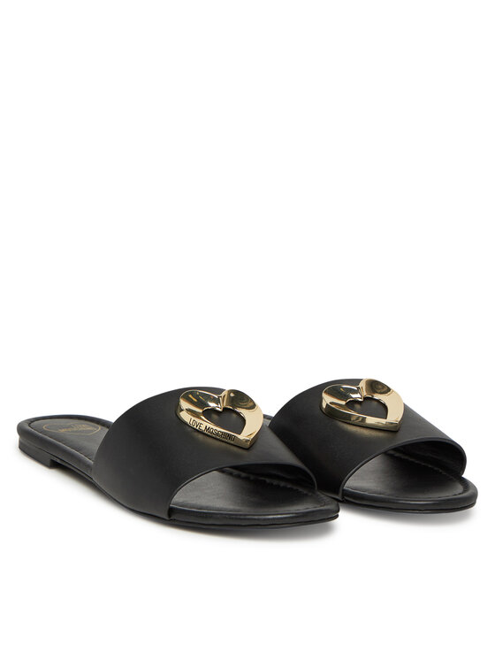 LOVE MOSCHINO LOVE MOSCHINO Klapki JA28161G0MIA0000 Czarny