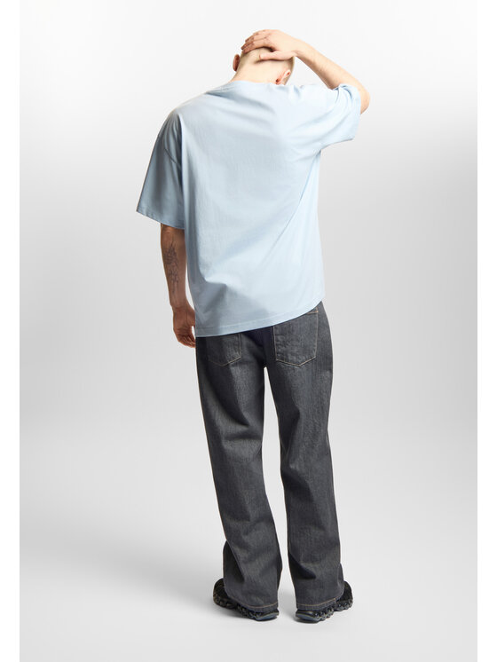 PROSTO. PROSTO. T-Shirt Sport Niebieski Oversize