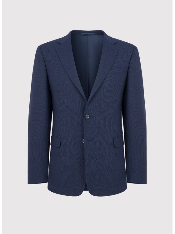 Pako Lorente Pako Lorente Marynarka P24SF-3G-025 Granatowy Slim Fit