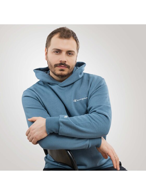 Champion Champion Bluza 219143-BS146-SLI_L Niebieski Regular Fit