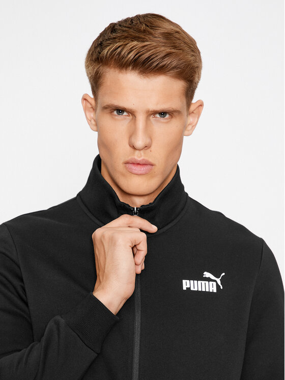 Puma Puma Trening Clean Sweat Suit Fl 585841 Negru Regular Fit