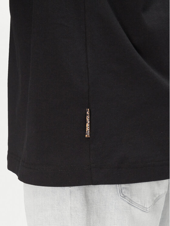 Just Cavalli Just Cavalli T-Shirt 78OAHC10 Černá Regular Fit