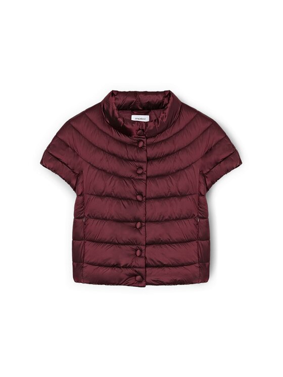 Motivi Motivi Giubbotto piumino F011Q000741N036 Bordeaux Regular Fit