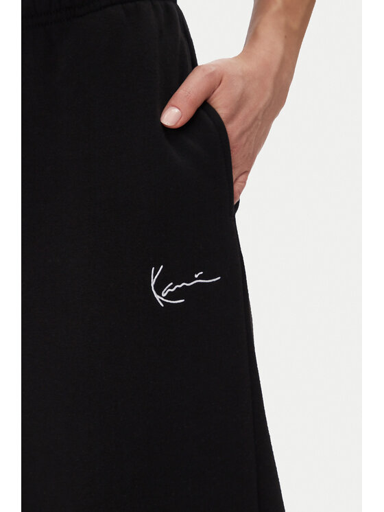 Karl Kani Karl Kani Pantaloni trening Signature Os 61030062 Negru Relaxed Fit