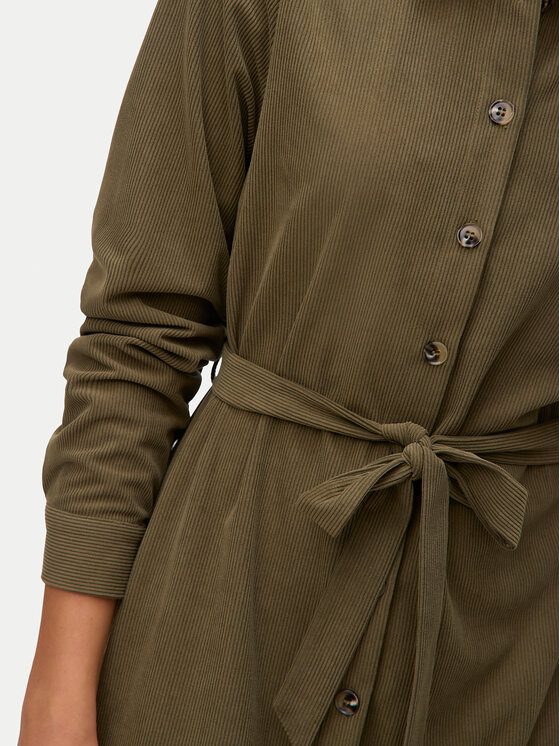 Vero Moda Vero Moda Sukienka koszulowa Elly 10334288 Zielony Regular Fit