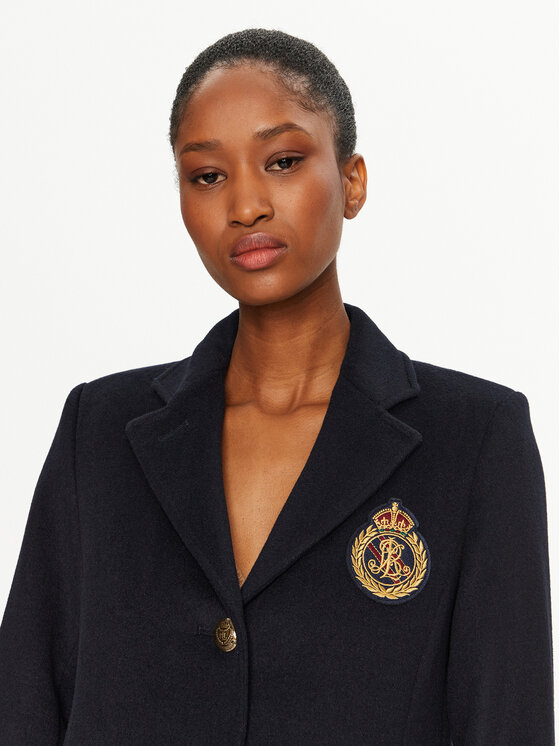 LAUREN RALPH LAUREN LAUREN RALPH LAUREN Vuneni kaput 297958509002 Tamnoplava Regular Fit