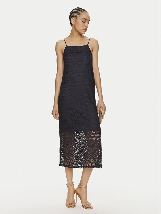 Vero Moda Vero Moda Poletna obleka Maya 10304461 Mornarsko modra Regular Fit