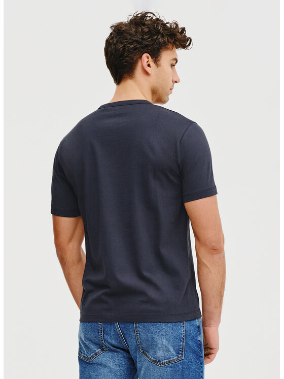 Pako Lorente Pako Lorente T-Shirt P25SN-TT-001 Granatowy Regular Fit