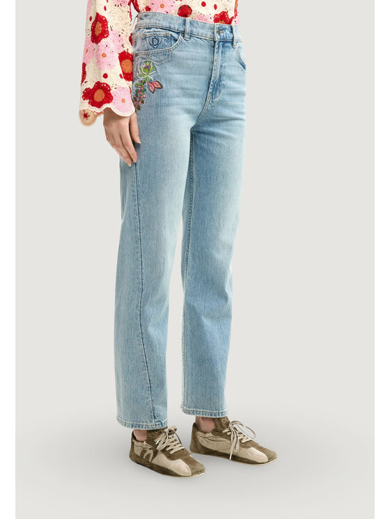 Desigual Desigual Jeans FLORA Blu Flora Fit