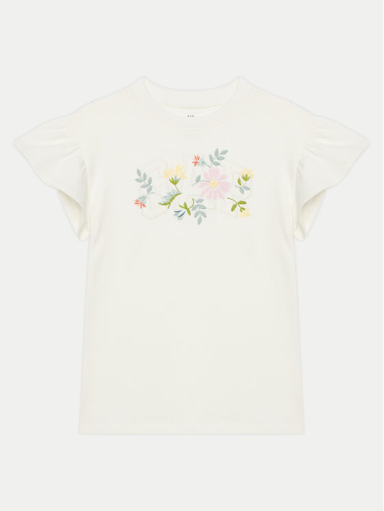 Gap Gap Hétköznapi ruha 738639-00 Fehér Relaxed Fit