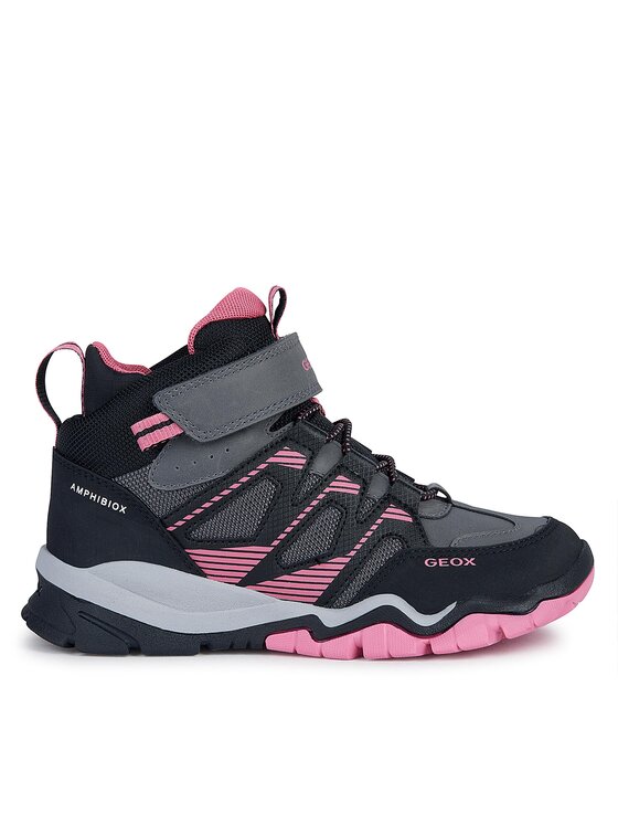 Sneakers Geox J Montrack Girl B Ab J36LHA 0FUME C9A8N S Gri