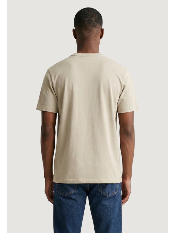 Armani Exchange Armani Exchange T-shirt XM002501 AF10356 Beige Casual Fit