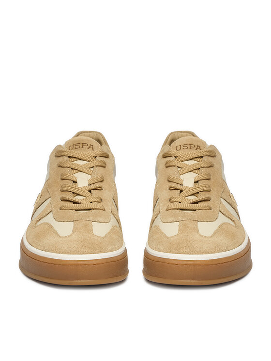 U.S. Polo Assn. U.S. Polo Assn. Sneakersy EO-HAIRY001W/6LS1 Écru
