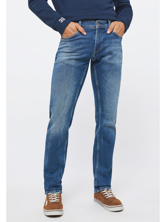 Mustang Jeansy OREGON TAPERED Niebieski Slim Fit
