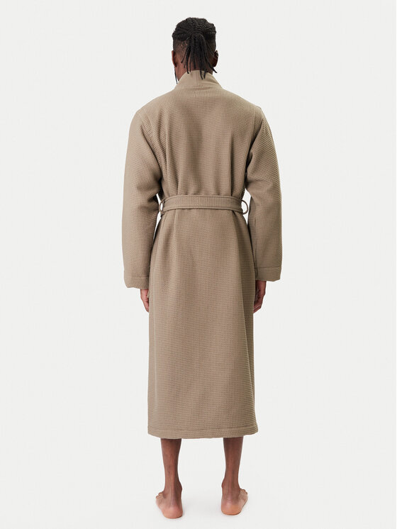 BOSS BOSS Župan Waffle Kimono 50469787 Hnědá