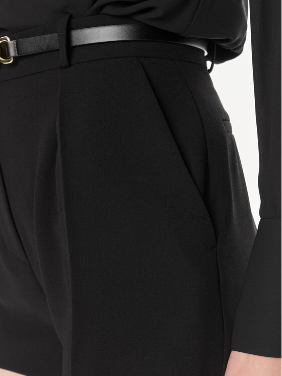 Elisabetta Franchi Elisabetta Franchi Szövet rövidnadrág SH-005-42E2-V350 Fekete Regular Fit