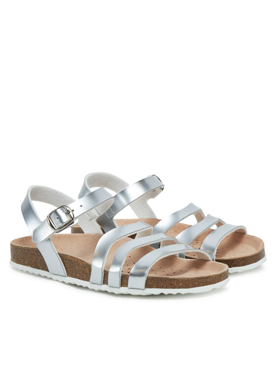 Geox Geox Sandalen J Adriel J558MF 000KN C1007 D Silberfarben