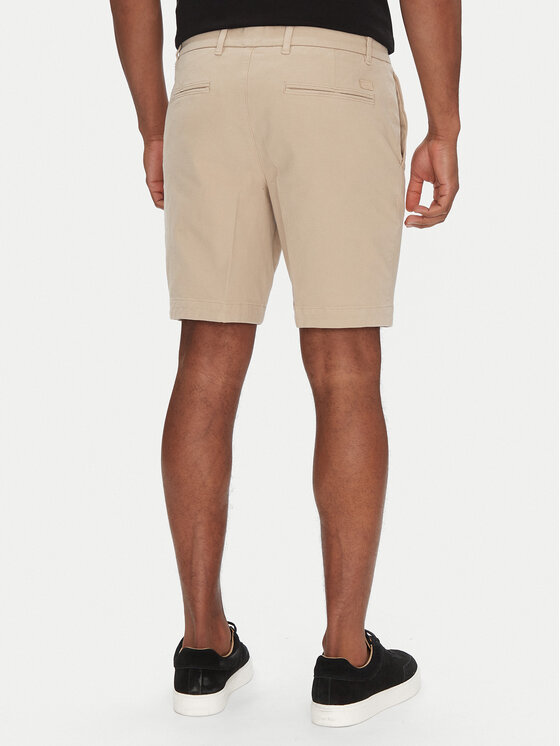 BOSS BOSS Kratke hlače iz tkanine H-Slice-Shorts1 50543951 Bež Slim Fit