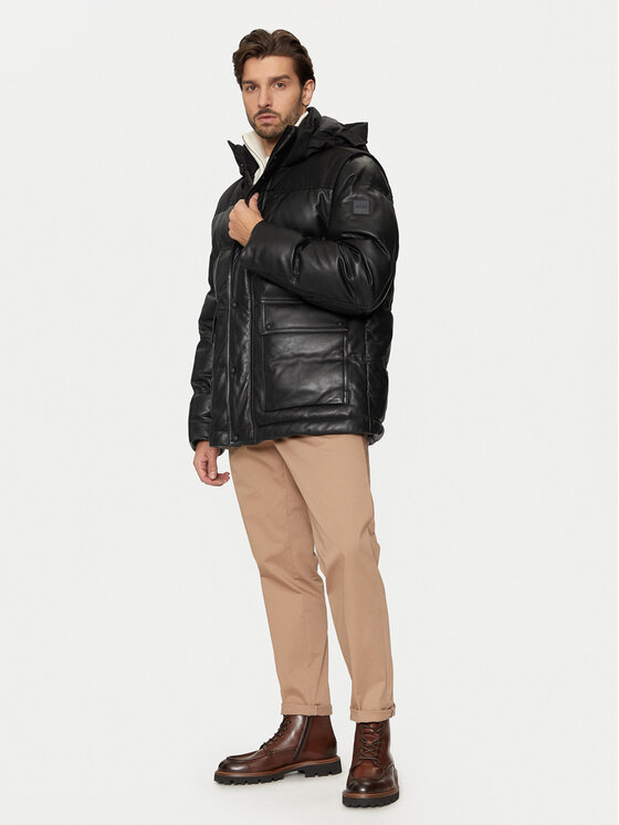 BOSS Boss Prijelazna jakna Jolam 50522219 Crna Relaxed Fit