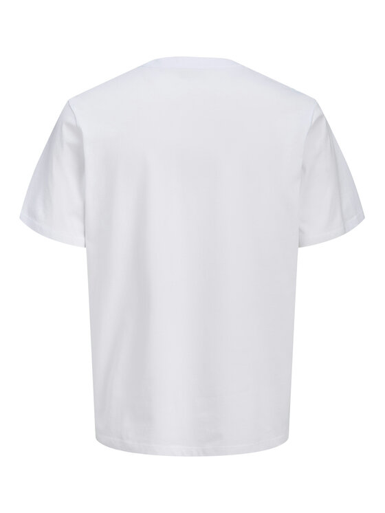Jack & Jones Jack & Jones T-Shirt Indiana Tee 12288112 Biały Regular Fit